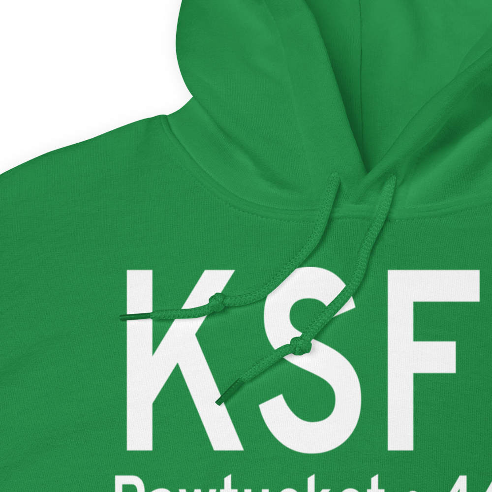 North Central State Airport (KSFZ) ICAO Hoodie Sweatshirt 