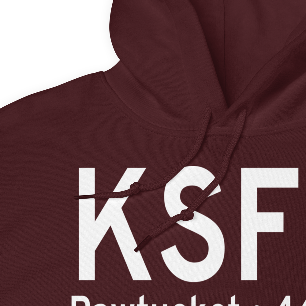 North Central State Airport (KSFZ) ICAO Hoodie Sweatshirt 