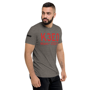 Miami Roberts County Airport (K3E0) ICAO Tri-blend T-Shirt