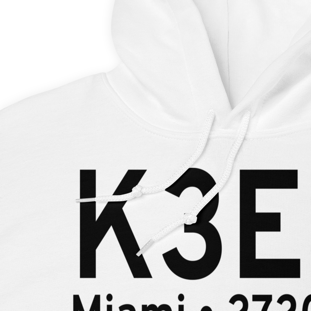 Miami Roberts County Airport (K3E0) ICAO Hoodie Sweatshirt 