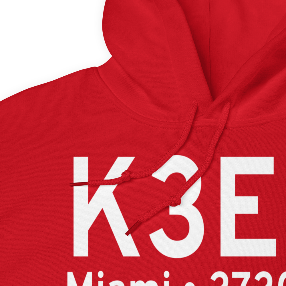 Miami Roberts County Airport (K3E0) ICAO Hoodie Sweatshirt 