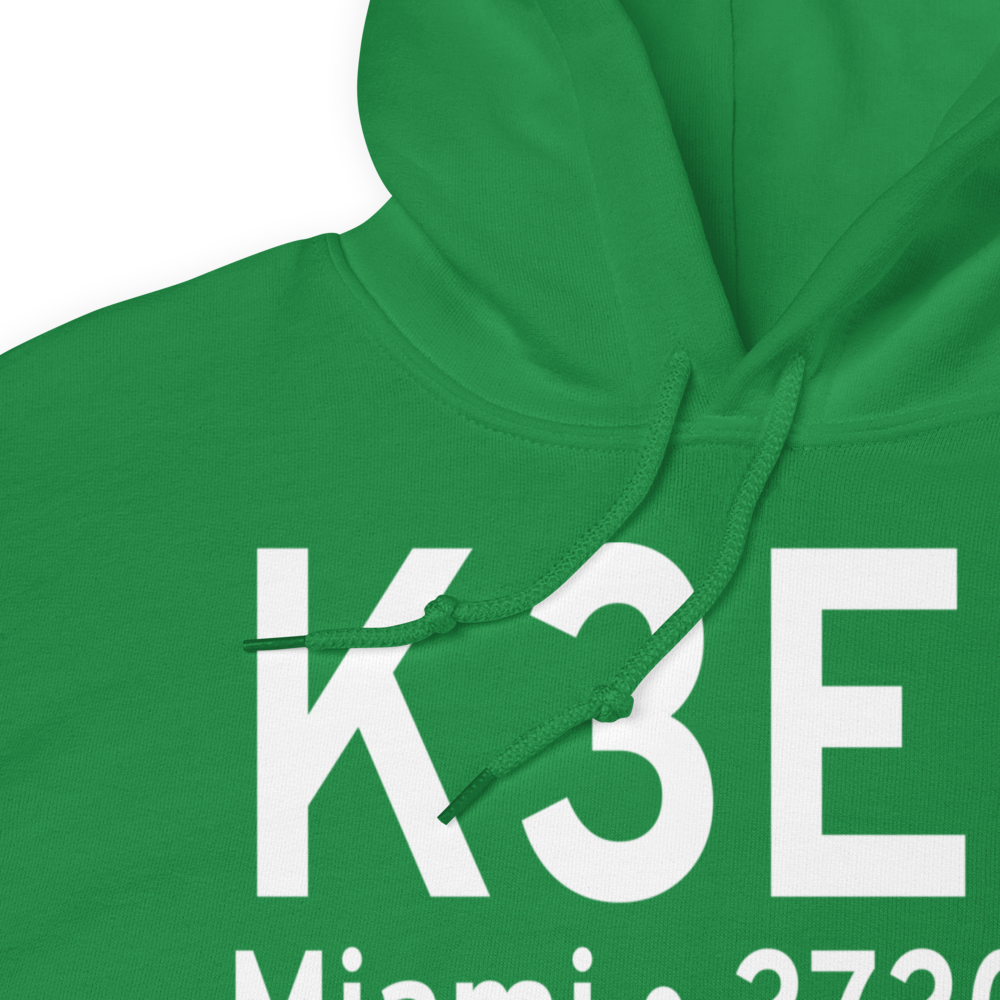 Miami Roberts County Airport (K3E0) ICAO Hoodie Sweatshirt 