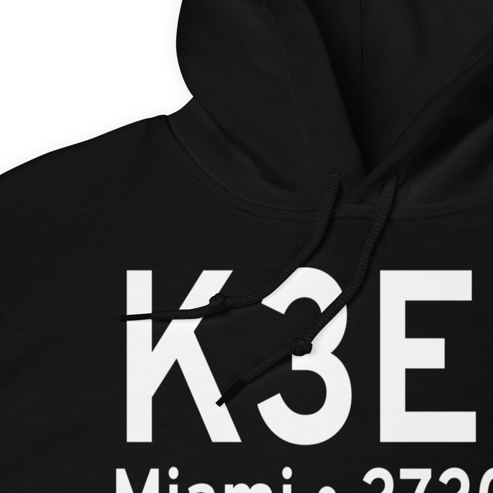 Miami Roberts County Airport (K3E0) ICAO Hoodie Sweatshirt 
