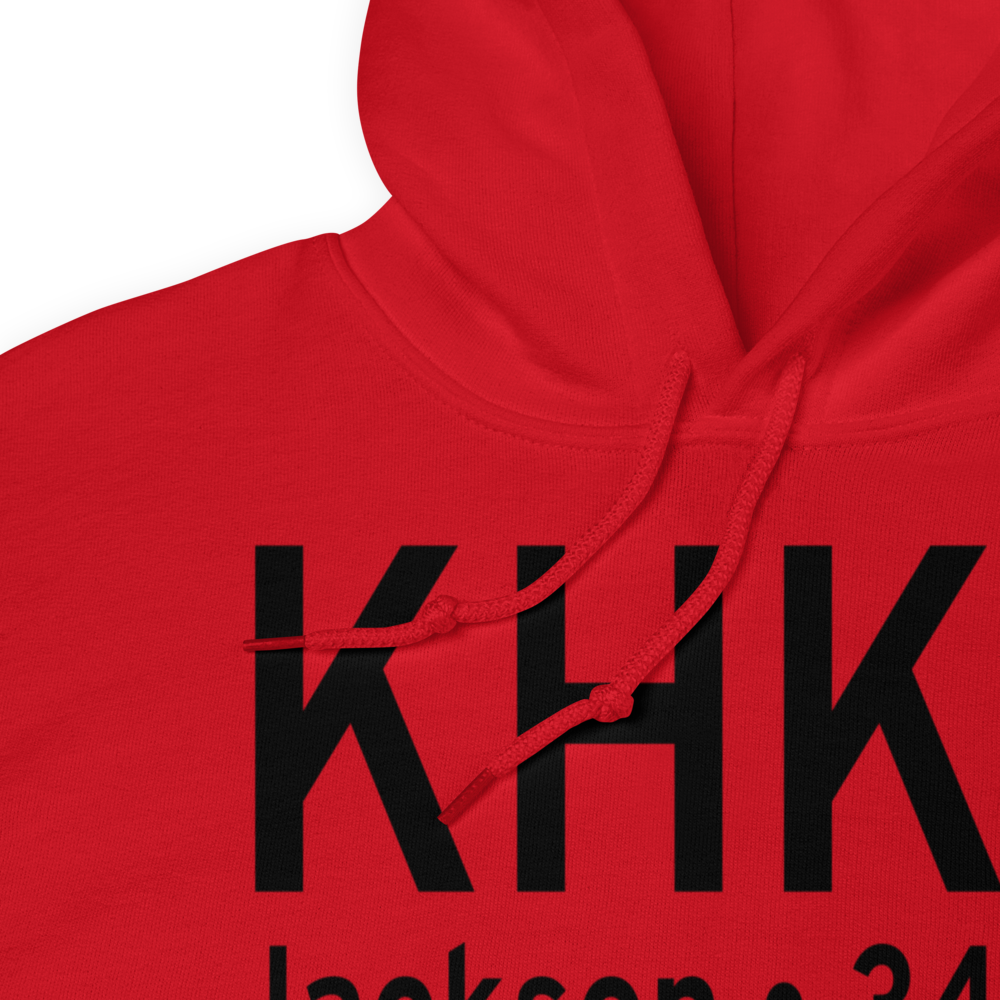 Hawkins Field (KHKS) ICAO Hoodie Sweatshirt 