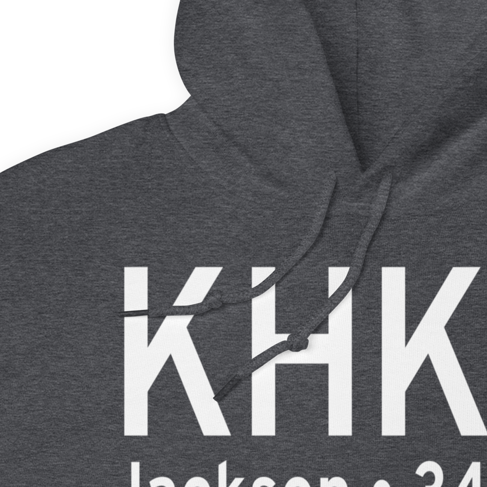 Hawkins Field (KHKS) ICAO Hoodie Sweatshirt 