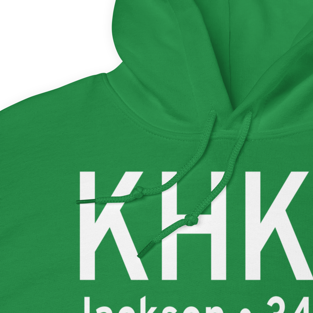 Hawkins Field (KHKS) ICAO Hoodie Sweatshirt 