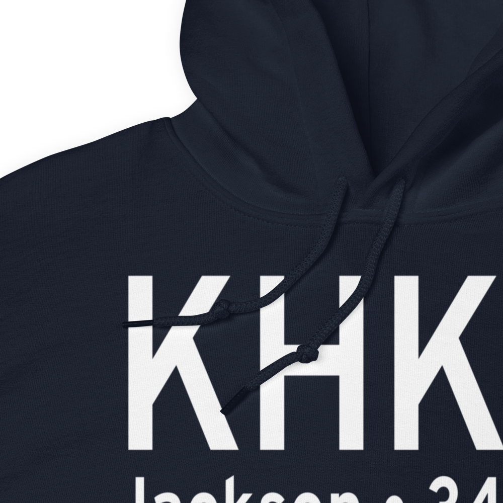 Hawkins Field (KHKS) ICAO Hoodie Sweatshirt 