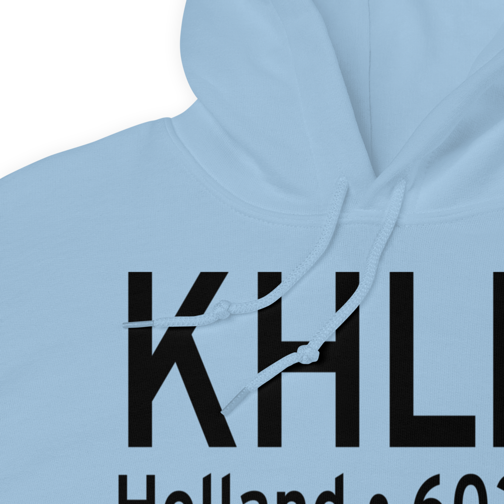Park Township Airport (KHLM) ICAO Hoodie Sweatshirt 