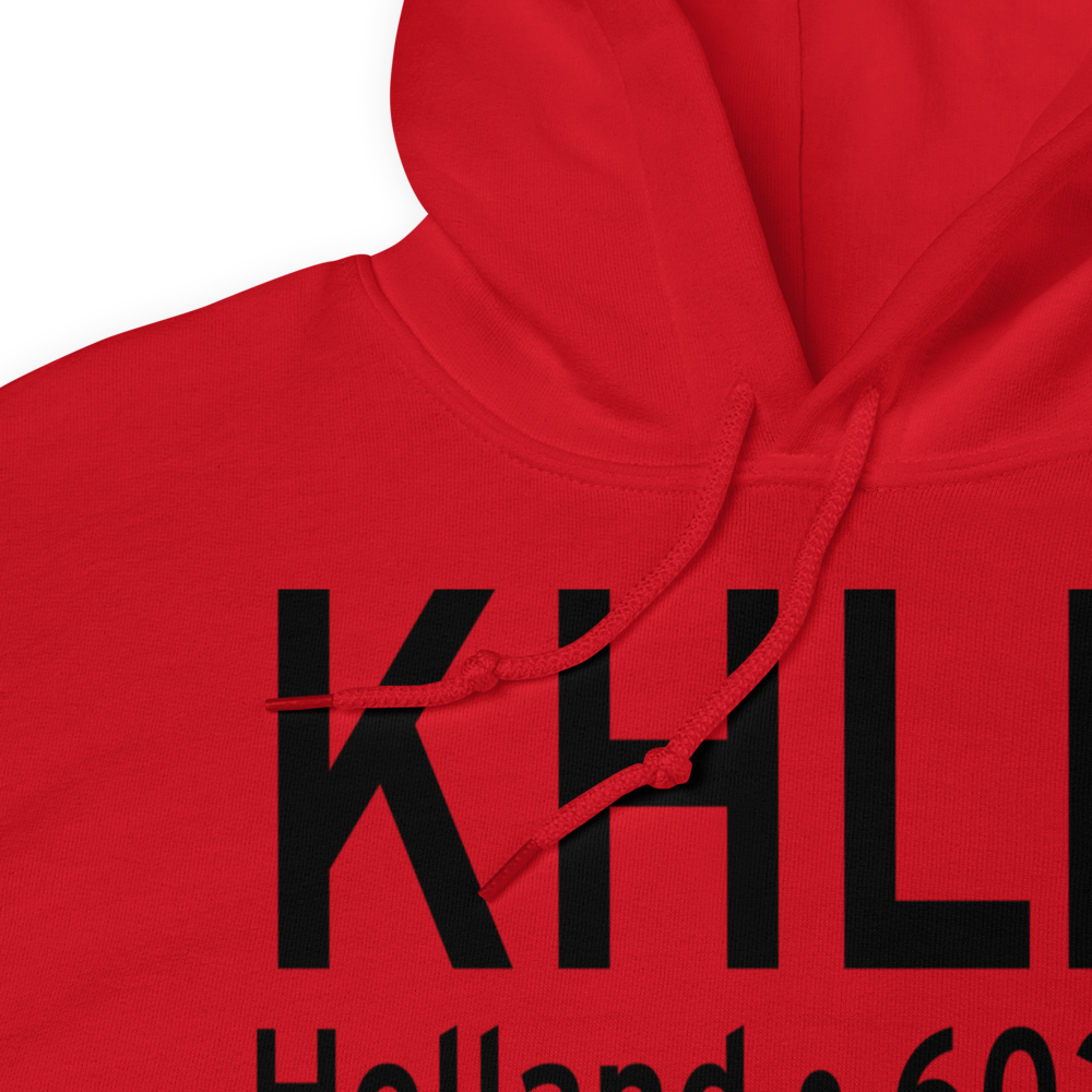 Park Township Airport (KHLM) ICAO Hoodie Sweatshirt 