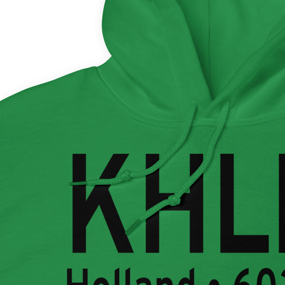 Park Township Airport (KHLM) ICAO Hoodie Sweatshirt 