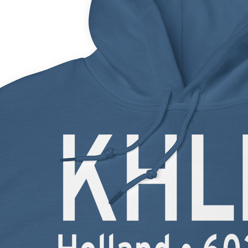 Park Township Airport (KHLM) ICAO Hoodie Sweatshirt 