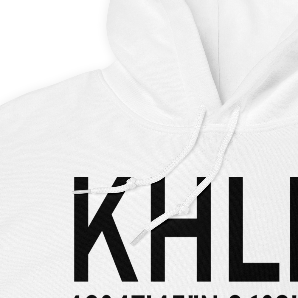 Park Township Airport (KHLM) ICAO Hoodie Sweatshirt 