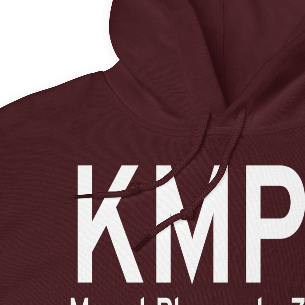 Mount Pleasant Municipal Airport (KMPZ) ICAO Hoodie Sweatshirt 