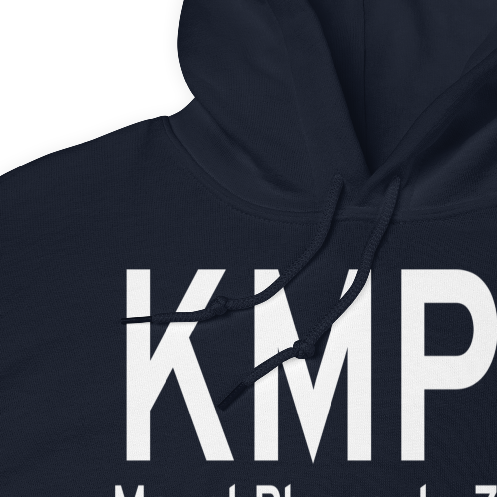 Mount Pleasant Municipal Airport (KMPZ) ICAO Hoodie Sweatshirt 