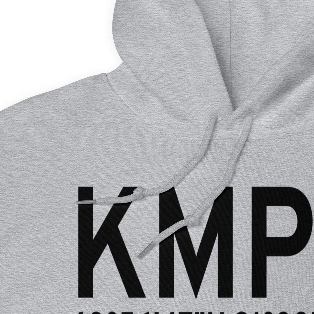 Mount Pleasant Municipal Airport (KMPZ) ICAO Hoodie Sweatshirt 