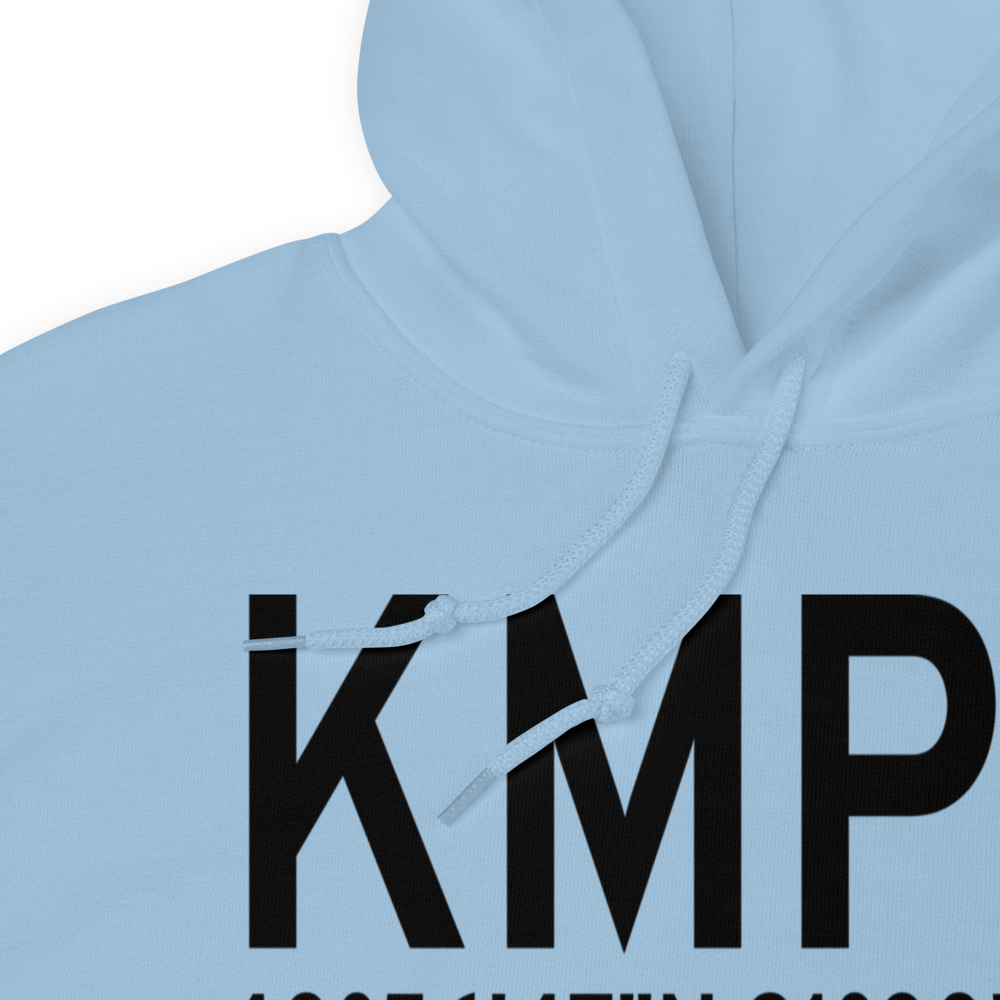 Mount Pleasant Municipal Airport (KMPZ) ICAO Hoodie Sweatshirt 