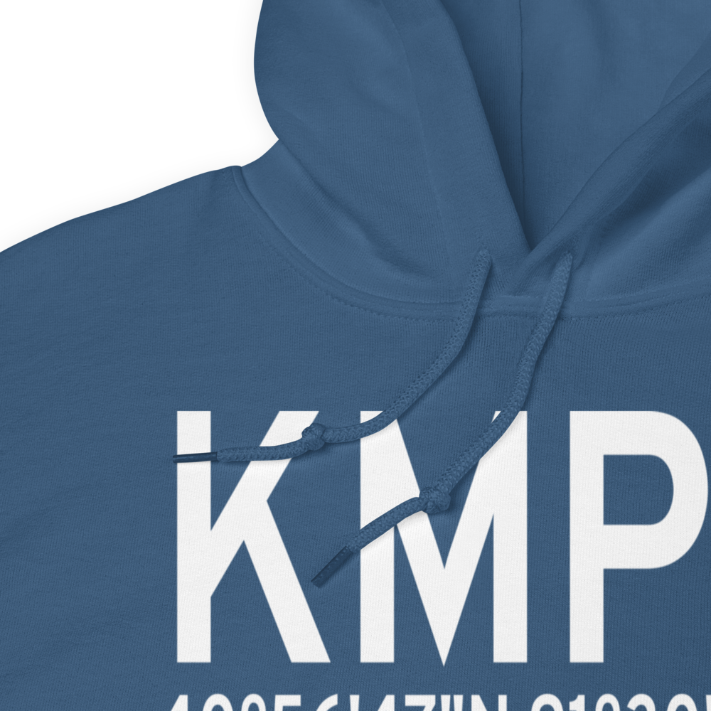 Mount Pleasant Municipal Airport (KMPZ) ICAO Hoodie Sweatshirt 