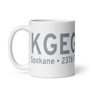 Spokane International Airport (KGEG) ICAO Mug