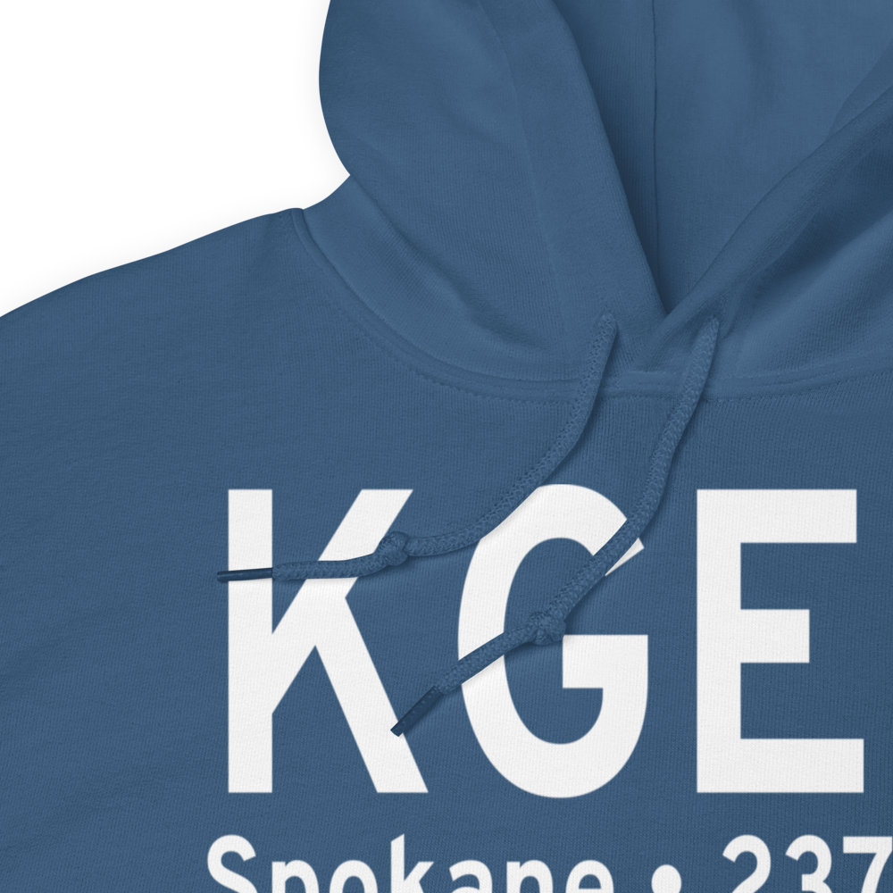 Spokane International Airport (KGEG) ICAO Hoodie Sweatshirt 