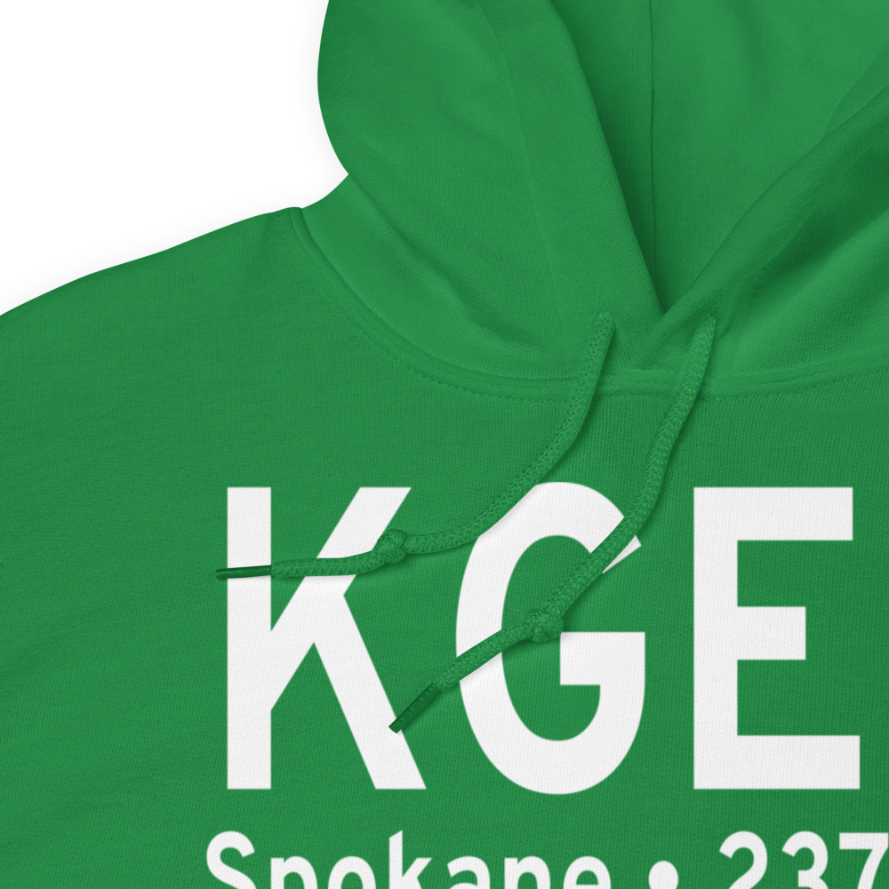 Spokane International Airport (KGEG) ICAO Hoodie Sweatshirt 