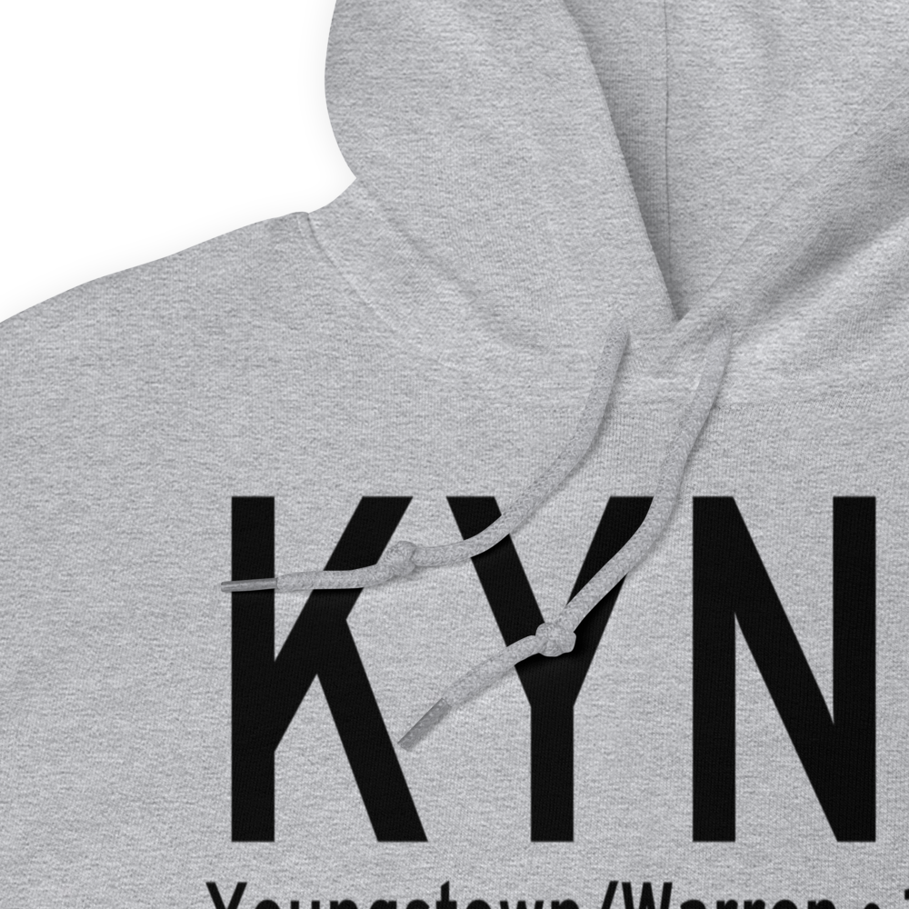 Youngstown Warren Regional Airport (KYNG) ICAO Hoodie Sweatshirt 
