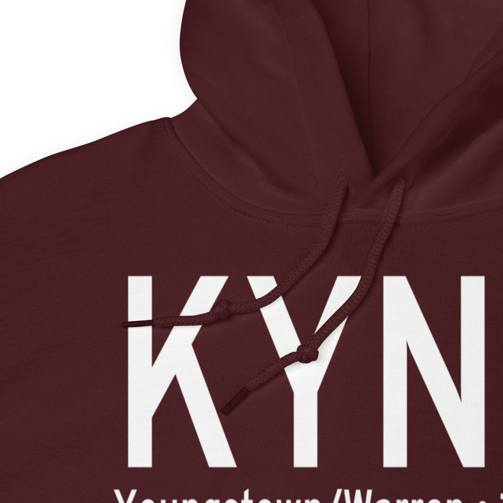 Youngstown Warren Regional Airport (KYNG) ICAO Hoodie Sweatshirt 