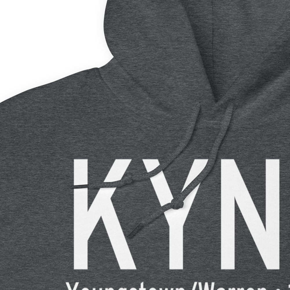 Youngstown Warren Regional Airport (KYNG) ICAO Hoodie Sweatshirt 