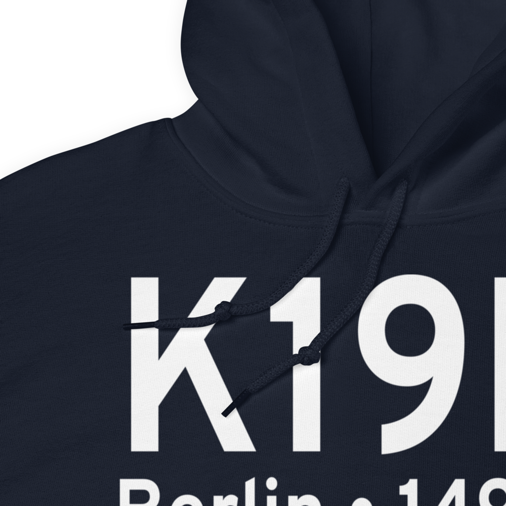 Camden County Airport (K19N) ICAO Hoodie Sweatshirt 