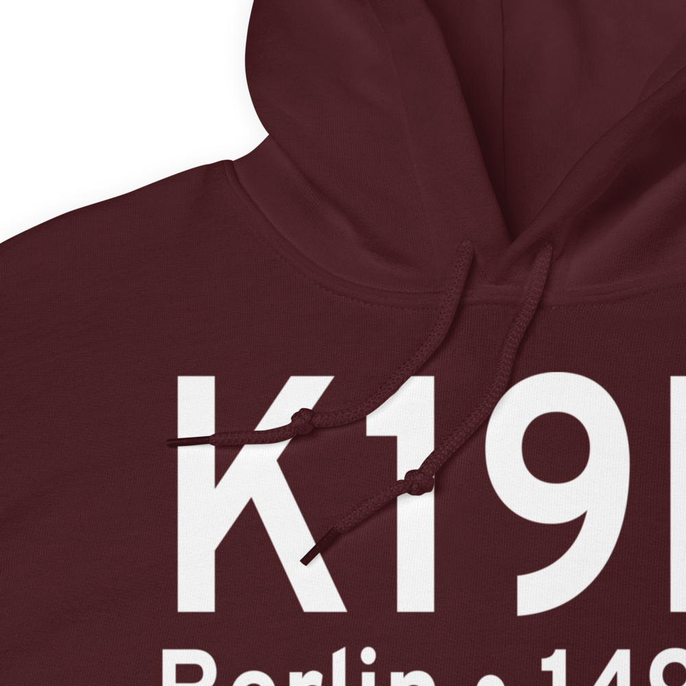 Camden County Airport (K19N) ICAO Hoodie Sweatshirt 