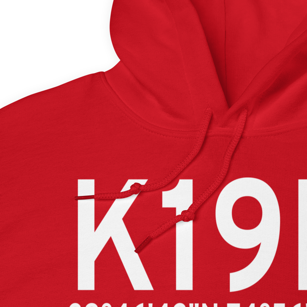 Camden County Airport (K19N) ICAO Hoodie Sweatshirt 