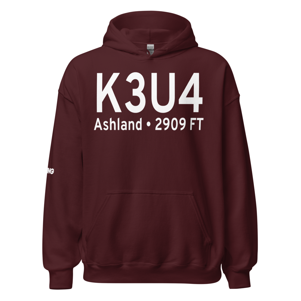 St Labre Mission Airport (K3U4) ICAO Hoodie Sweatshirt 