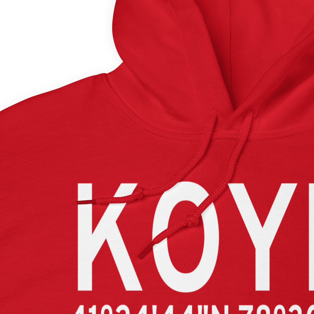 St Marys Municipal Airport (KOYM) ICAO Hoodie Sweatshirt 