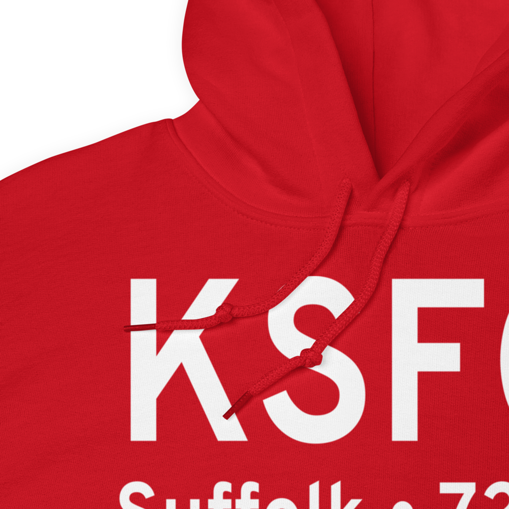 Suffolk Executive Airport (KSFQ) ICAO Hoodie Sweatshirt 