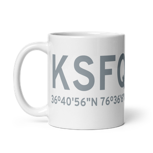 Suffolk Executive Airport (KSFQ) ICAO Mug