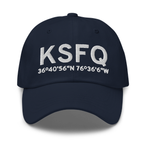 Suffolk Executive Airport (KSFQ) ICAO Hat