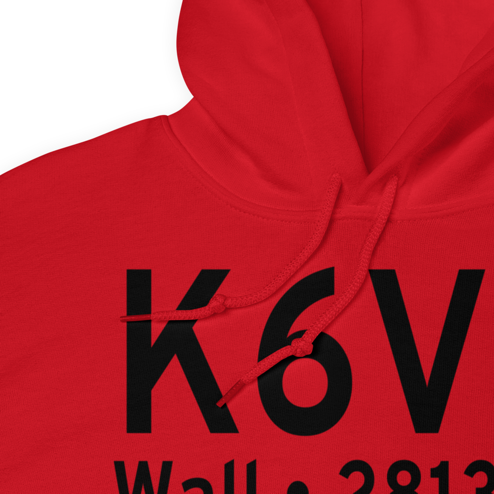 Wall Municipal Airport (K6V4) ICAO Hoodie Sweatshirt 