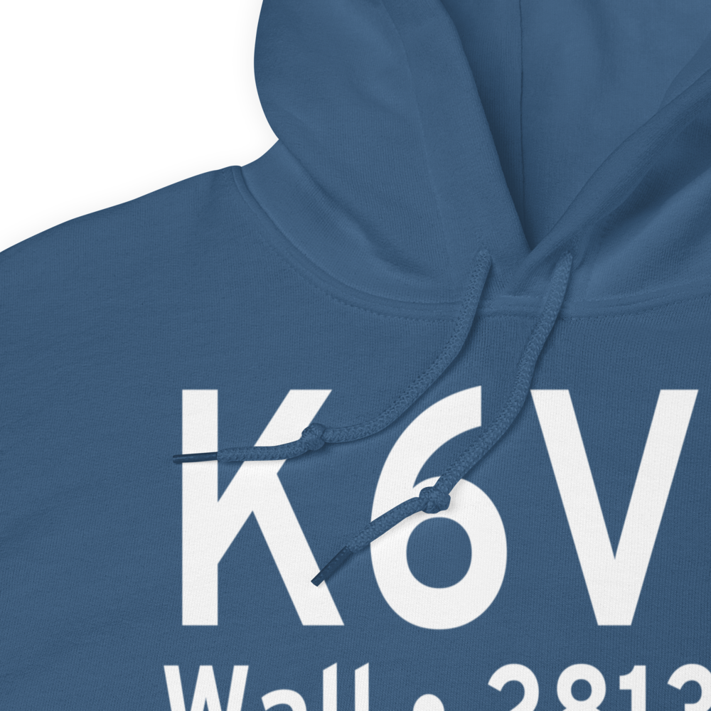 Wall Municipal Airport (K6V4) ICAO Hoodie Sweatshirt 