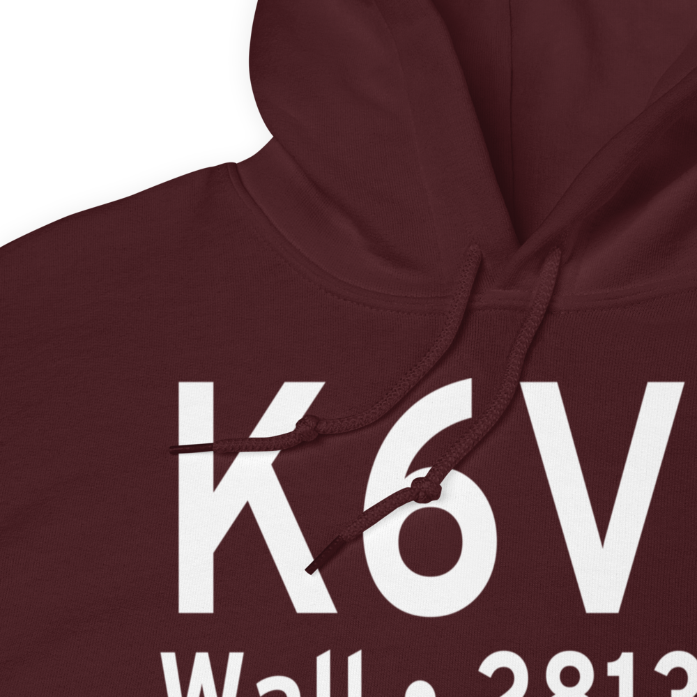 Wall Municipal Airport (K6V4) ICAO Hoodie Sweatshirt 