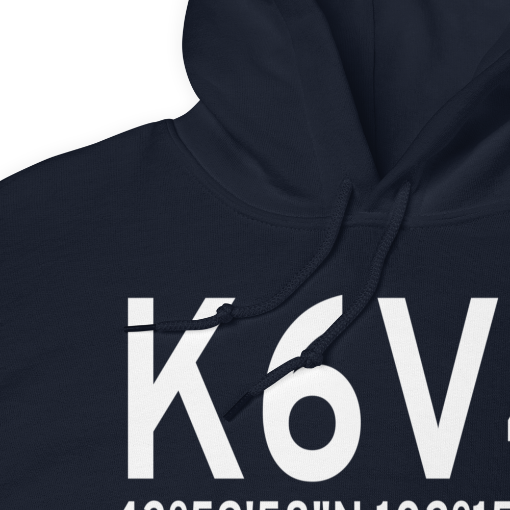 Wall Municipal Airport (K6V4) ICAO Hoodie Sweatshirt 