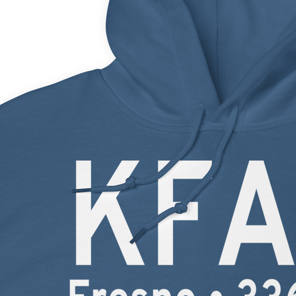 Fresno Yosemite International Airport (KFAT) ICAO Hoodie Sweatshirt 