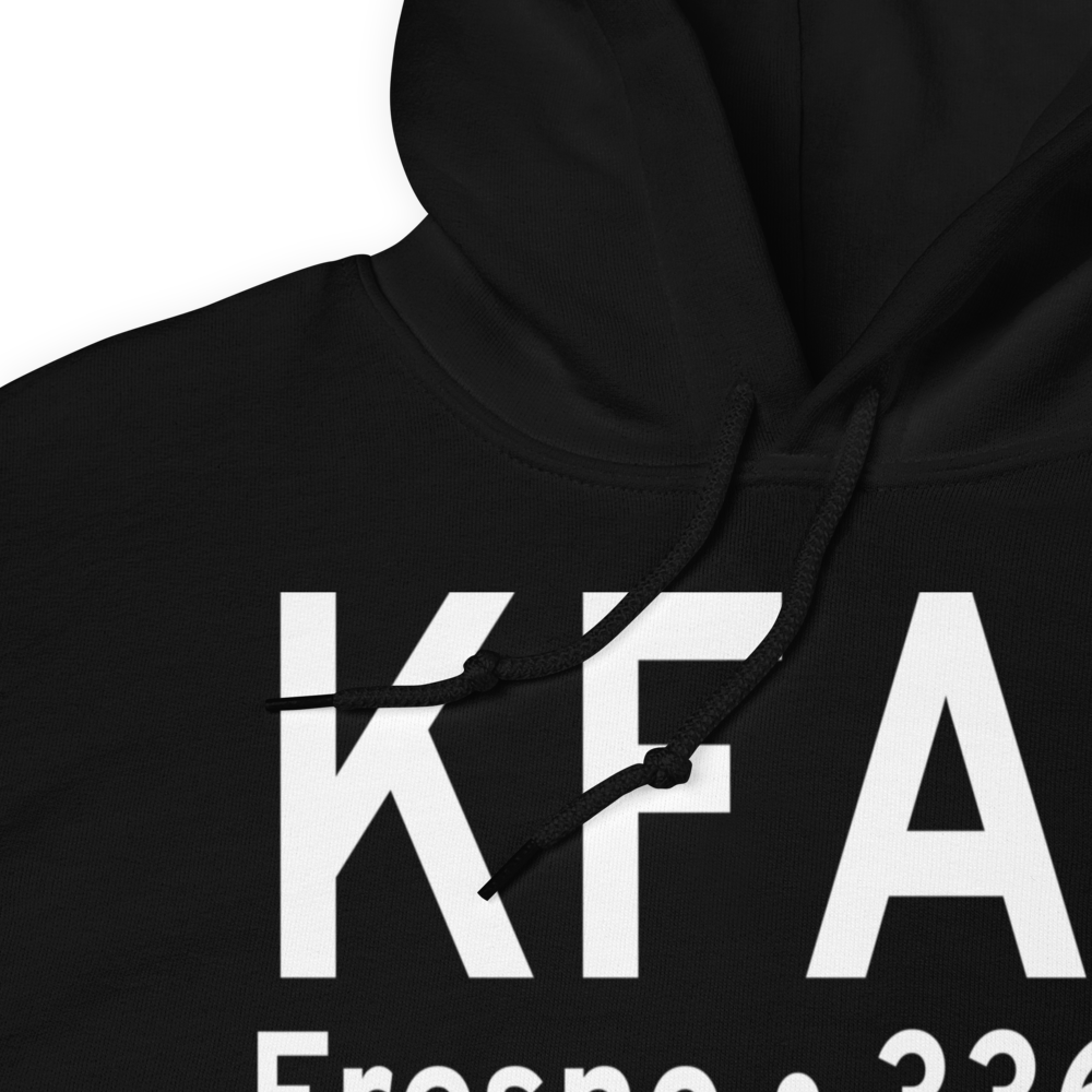 Fresno Yosemite International Airport (KFAT) ICAO Hoodie Sweatshirt 