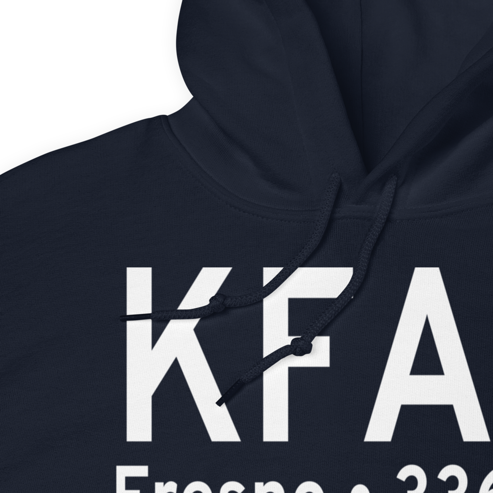 Fresno Yosemite International Airport (KFAT) ICAO Hoodie Sweatshirt 