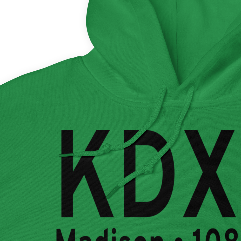 Lac Qui Parle County Airport (KDXX) ICAO Hoodie Sweatshirt 