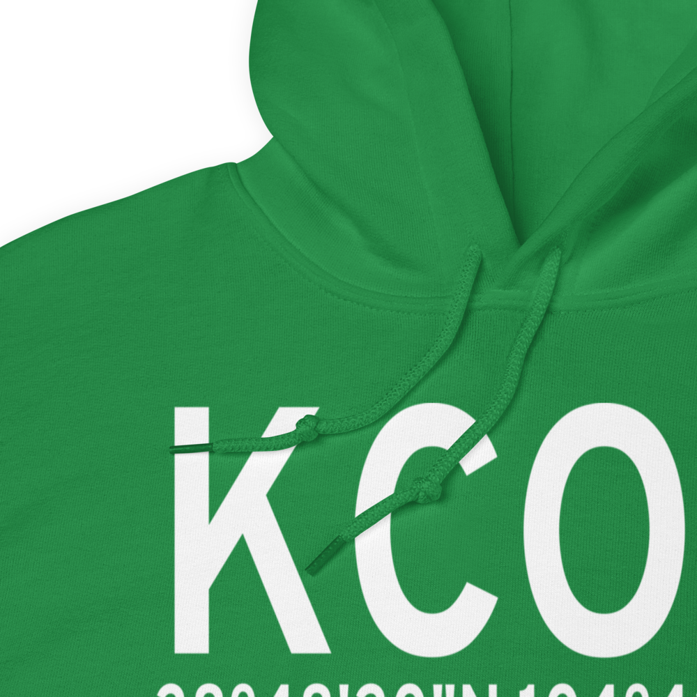 City of Colorado Springs Municipal Airport (KCOS) ICAO Hoodie Sweatshirt 