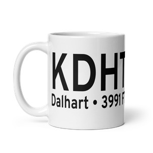Dalhart Municipal Airport (KDHT) ICAO Mug