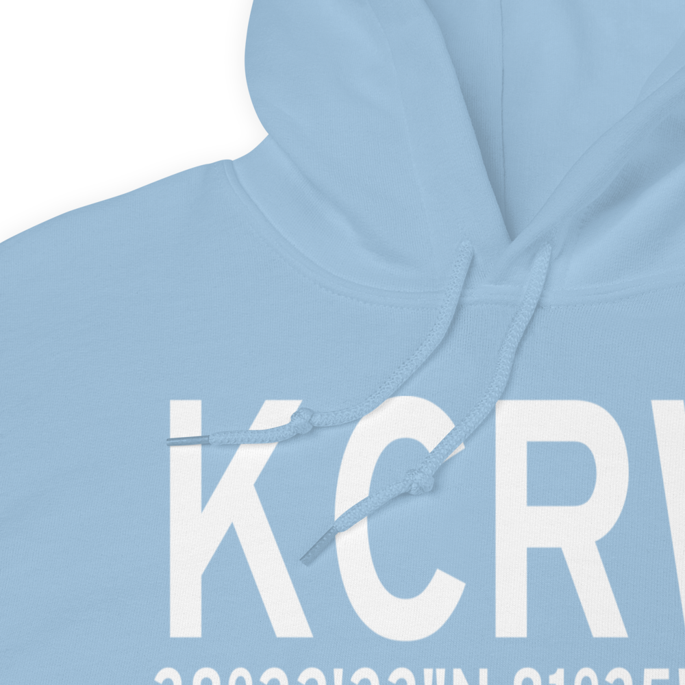 Yeager Airport (KCRW) ICAO Hoodie Sweatshirt 