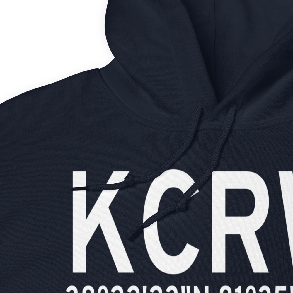 Yeager Airport (KCRW) ICAO Hoodie Sweatshirt 