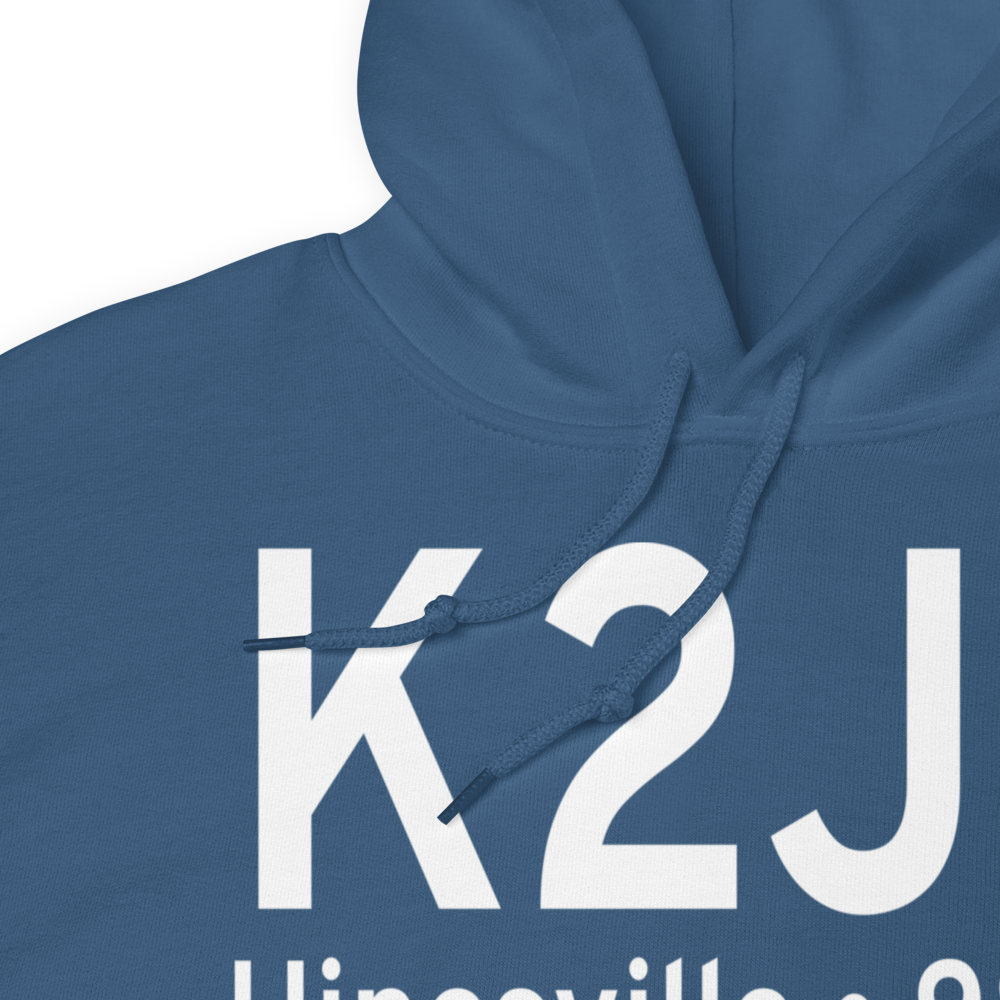 Liberty County Airport (K2J2) ICAO Hoodie Sweatshirt 