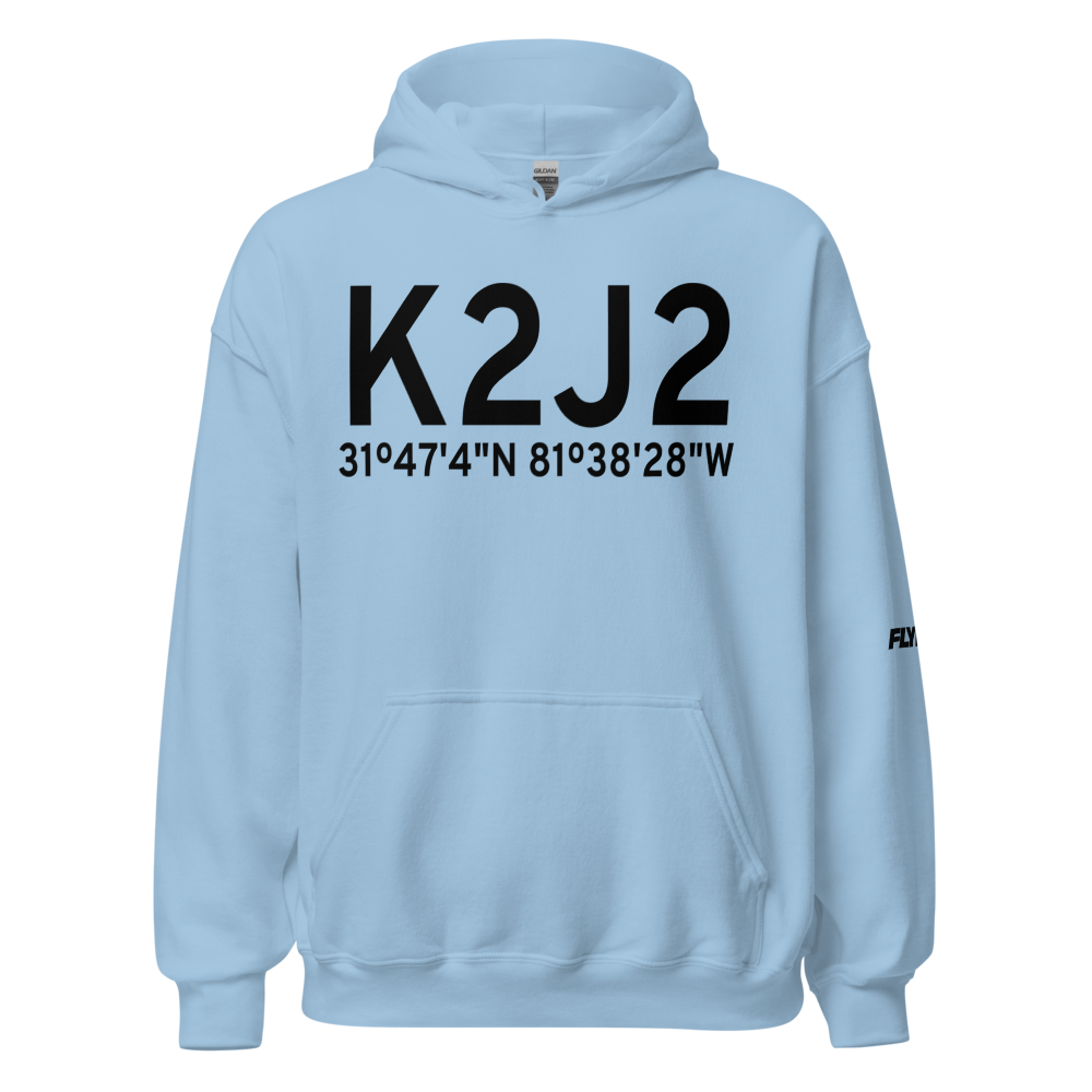 Liberty County Airport (K2J2) ICAO Hoodie Sweatshirt 
