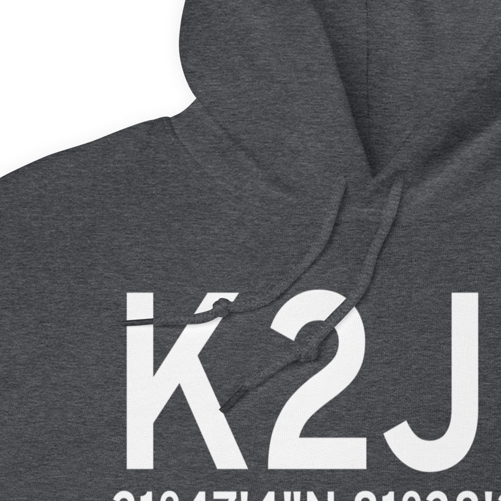 Liberty County Airport (K2J2) ICAO Hoodie Sweatshirt 